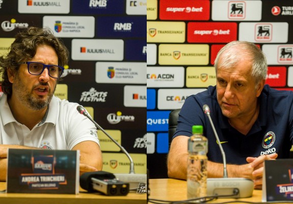 Zeljko Obradovic și Andrea Trinchieri au tras concluziile după turneul amical de la Cluj-Napoca