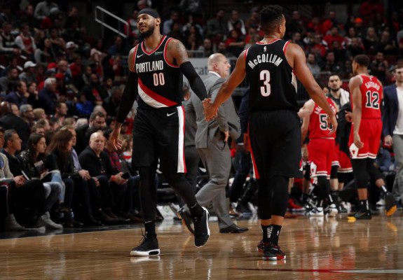 Carmelo Anthony, la cea mai bună prestație de la semnarea cu Blazers. Video