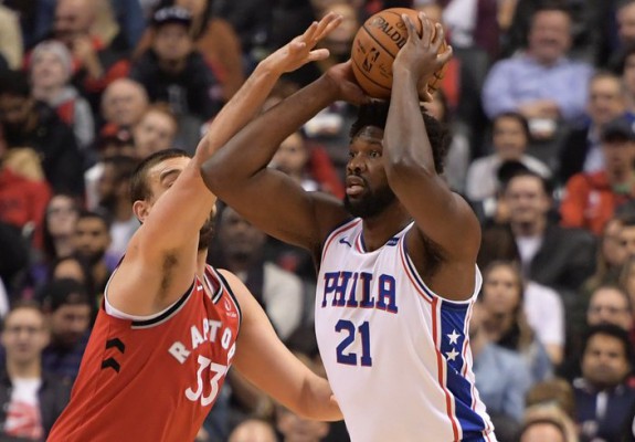 Joel Embiid, fără punct marcat pe terenul campioanei NBA
