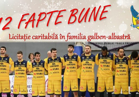 Campania „12 Fapte Bune”, organizată de BC CSU Sibiu, a luat sfârșit