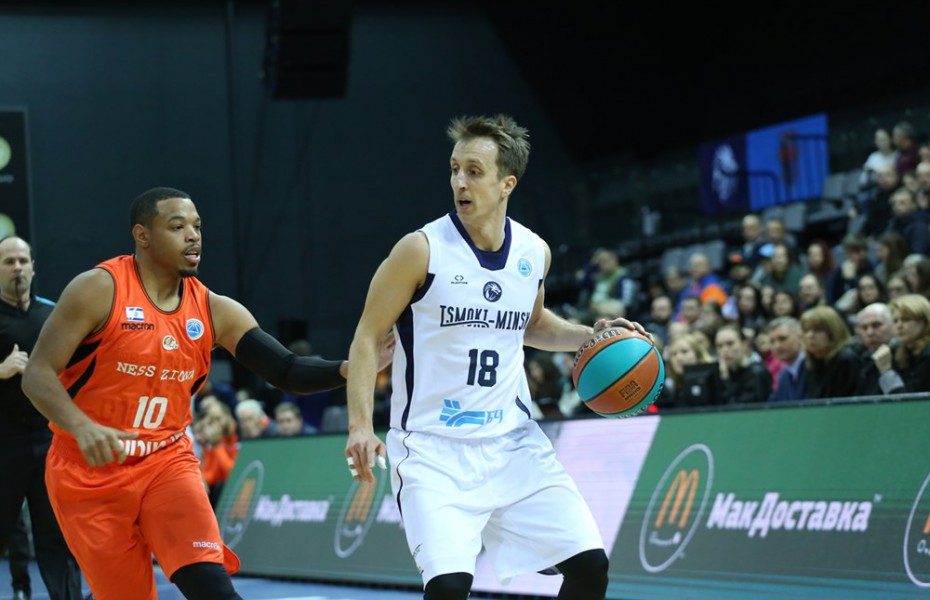 Tsmoki Minsk este lider solitar în Grupa J din FIBA Europe Cup, după o nouă prestație de excepție a lui Branko Mirkovic