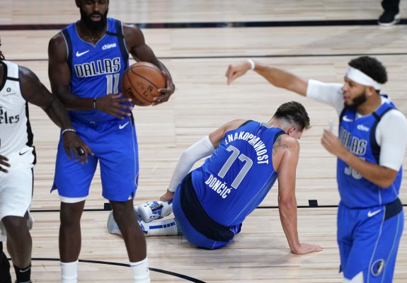 Luka Doncic a suferit o accidentare. Video