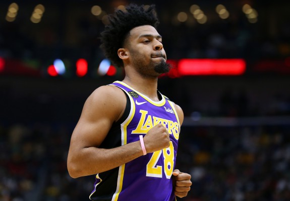 Quinn Cook a fost uitat la sală de colegii săi după câștigarea titlului NBA