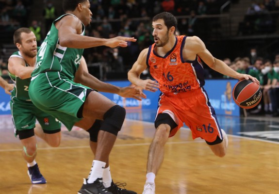 Valencia oprește seria perfectă a lui Zalgiris Kaunas