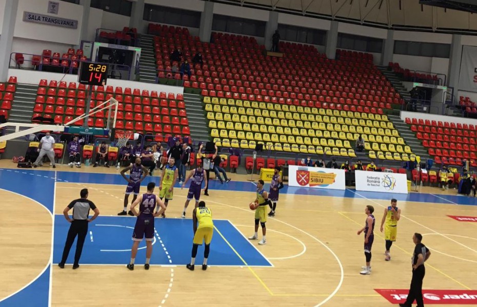 CSU Sibiu se distanțează pe final și se impune în fața Piteștiului