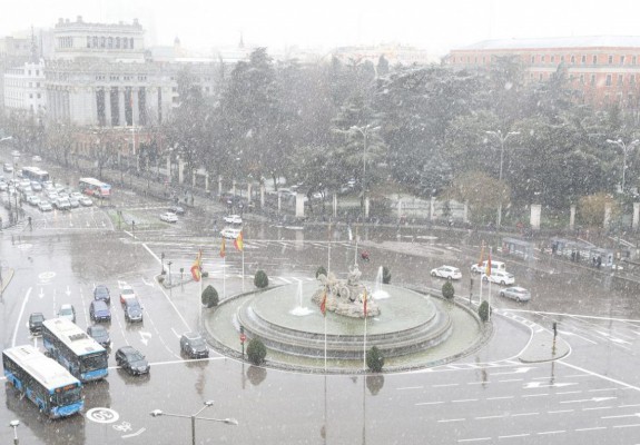 O partidă din Euroligă a fost amânată din cauza condițiilor meteo din Spania