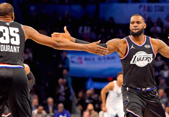 LeBron James și Kevin Durant și-au ales echipele pentru All-Star Game. Video